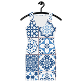 Bodycon Portuguese Blue Tile Dress