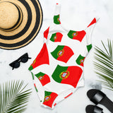 Portuguese Flag One-Piece Swimsuit