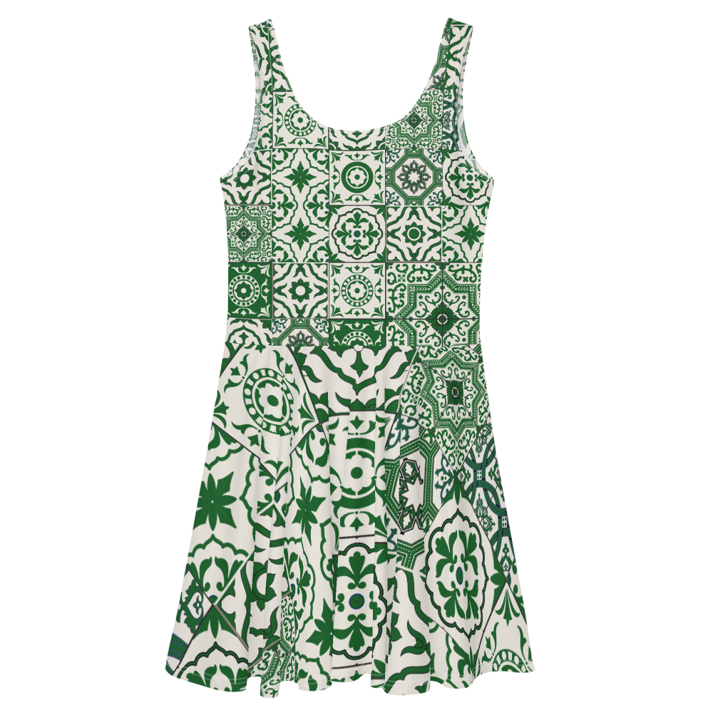 Portuguese Green Tile Dress