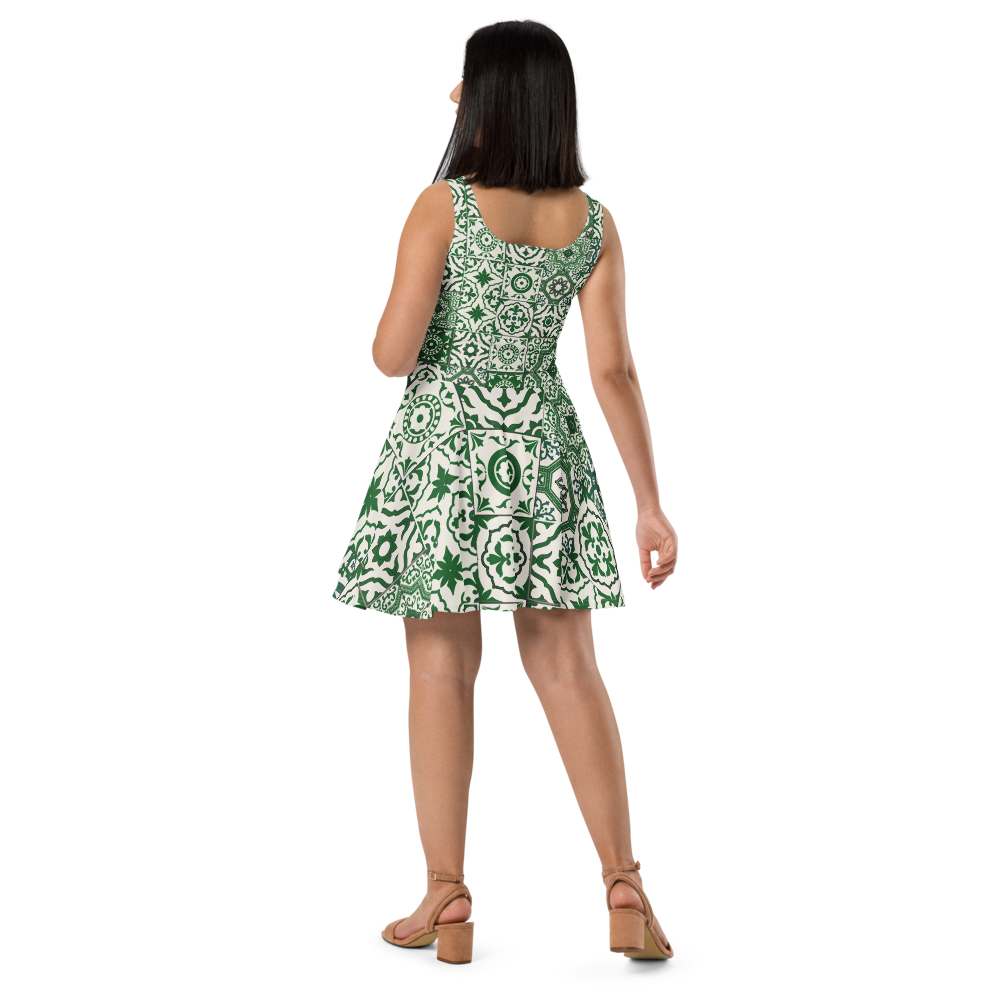 Portuguese Green Tile Dress