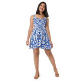 Portuguese Blue Tile Dress