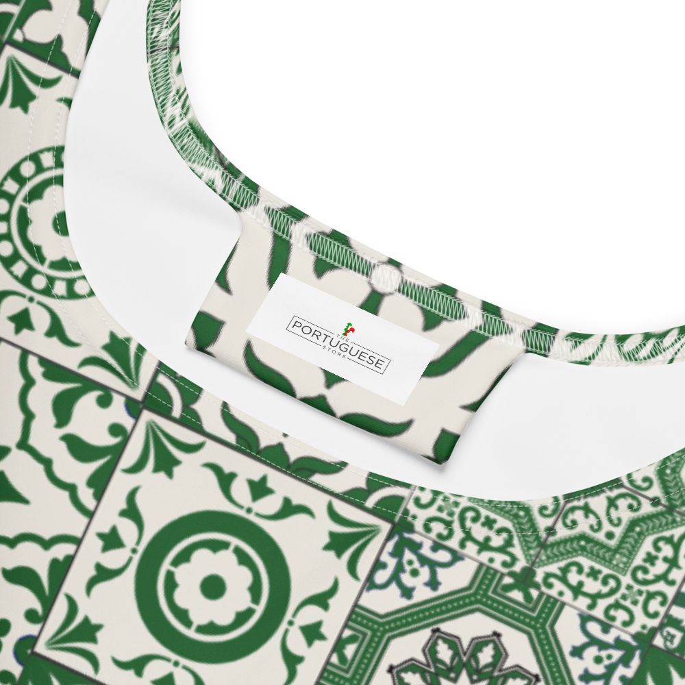 Portuguese Green Tile Dress