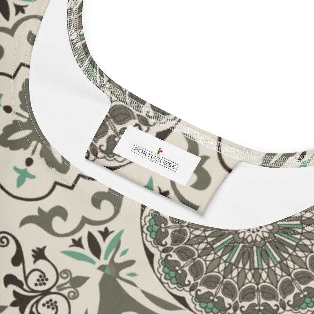 Portuguese Green Tile Dress