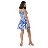 Portuguese Blue Tile Dress