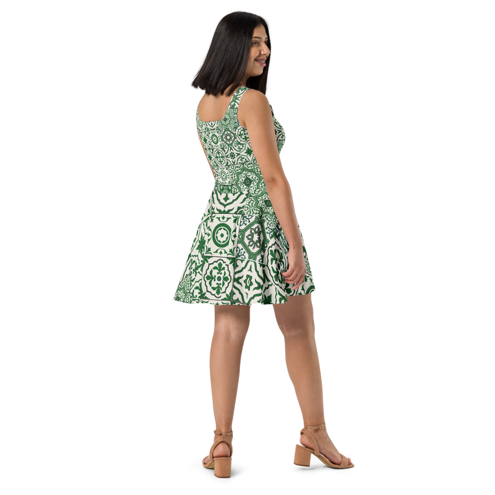 Portuguese Green Tile Dress