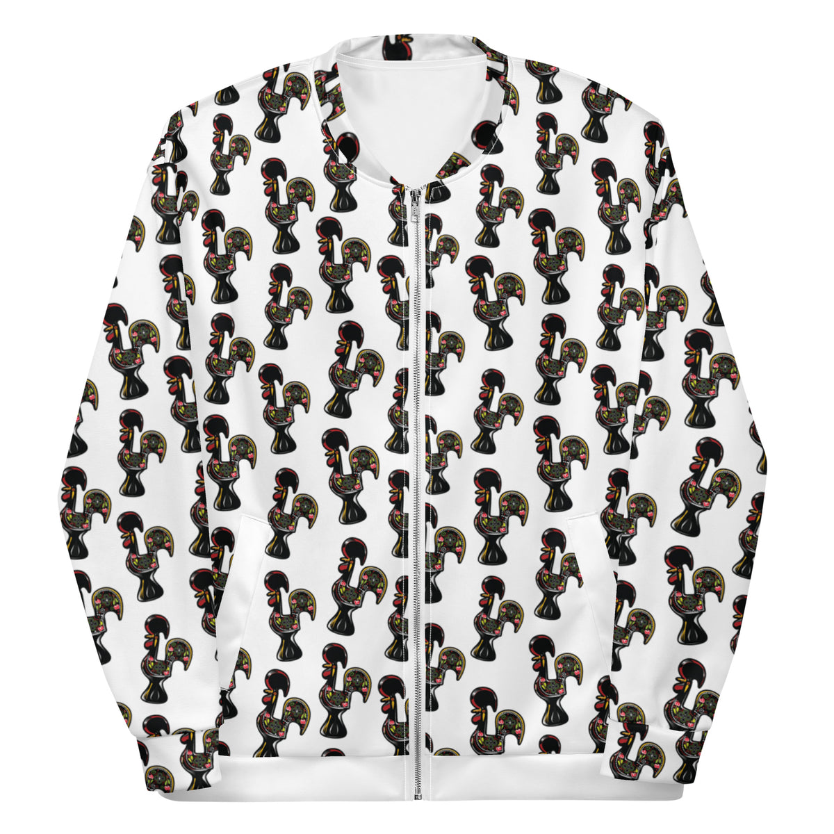 Rooster Of Barcelos Unisex Bomber Jacket