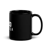 Juízo Na Cabeça Black Glossy Mug