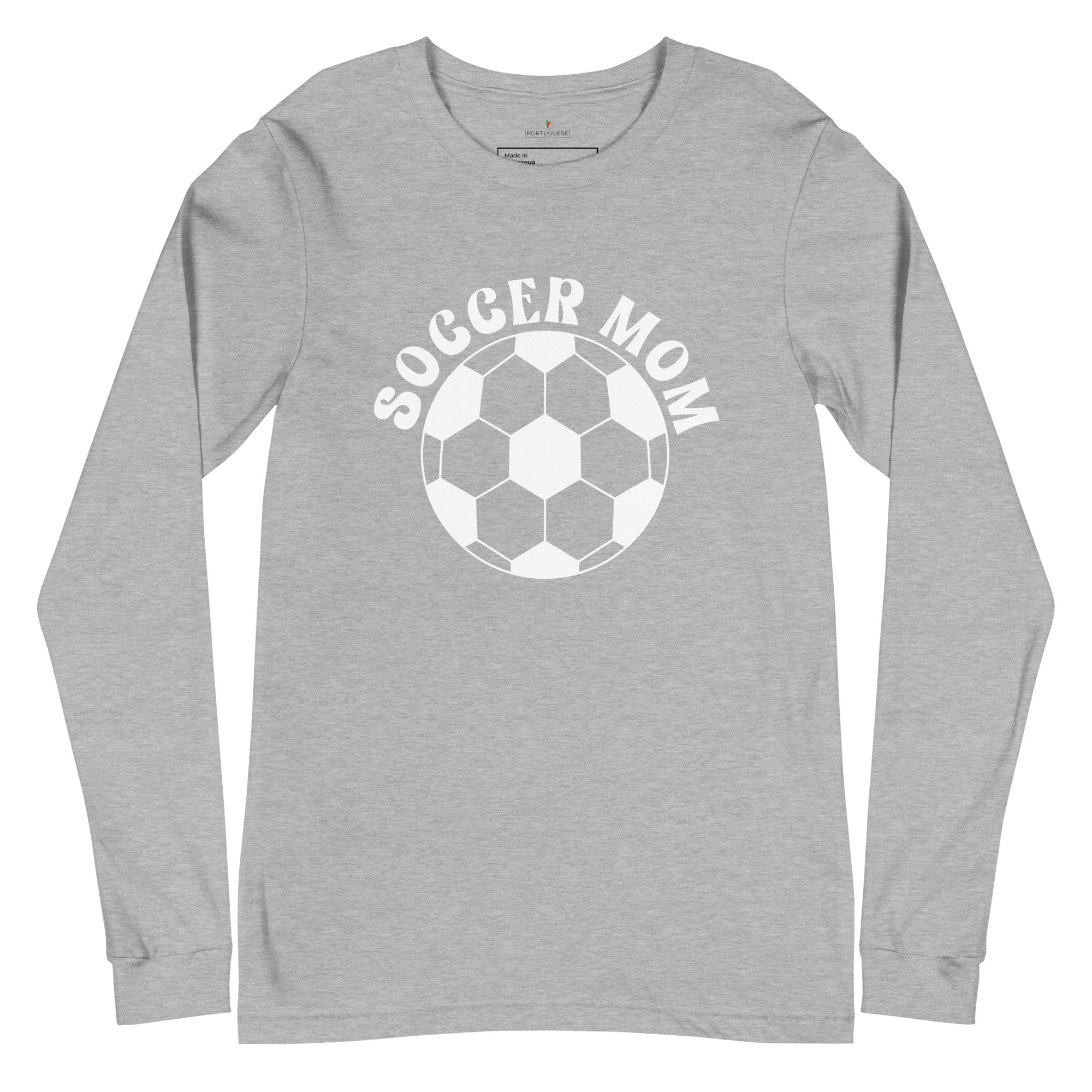 Portuguese Soccer Mom Unisex Long Sleeve Tee