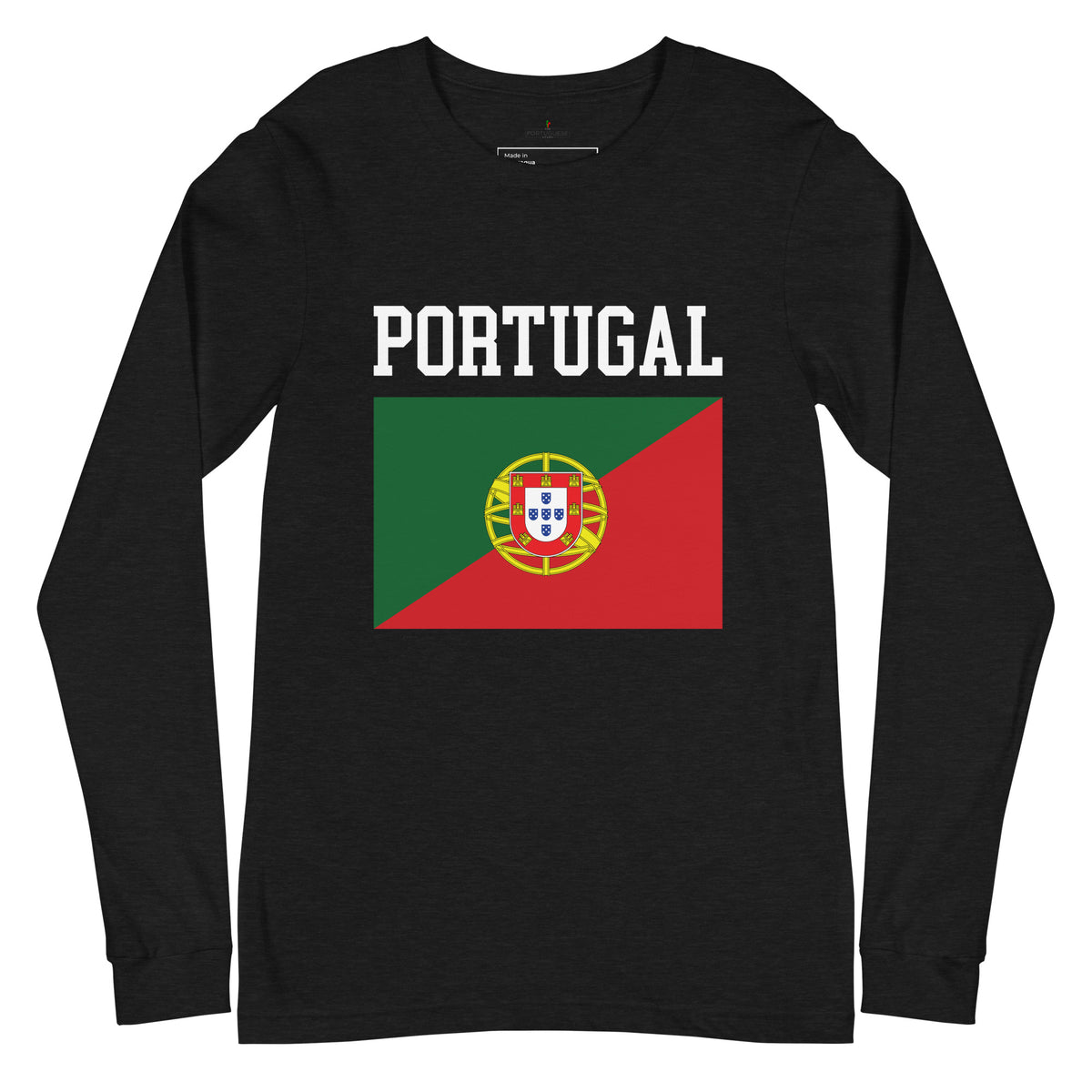 Portugal Flag Unisex Long Sleeve Tee