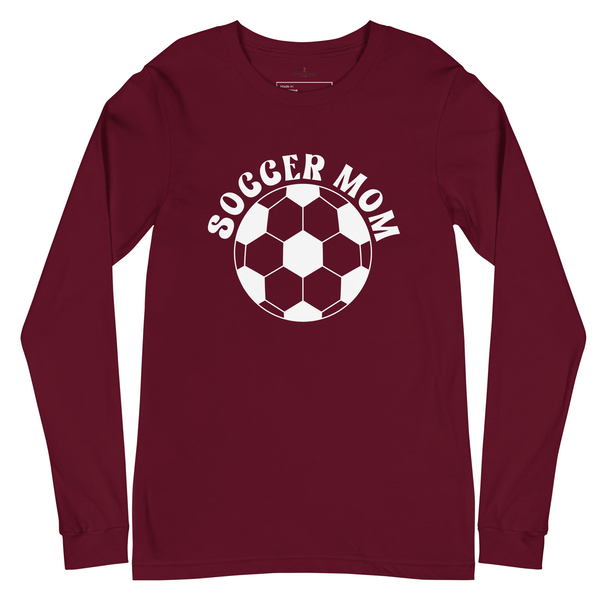 Portuguese Soccer Mom Unisex Long Sleeve Tee