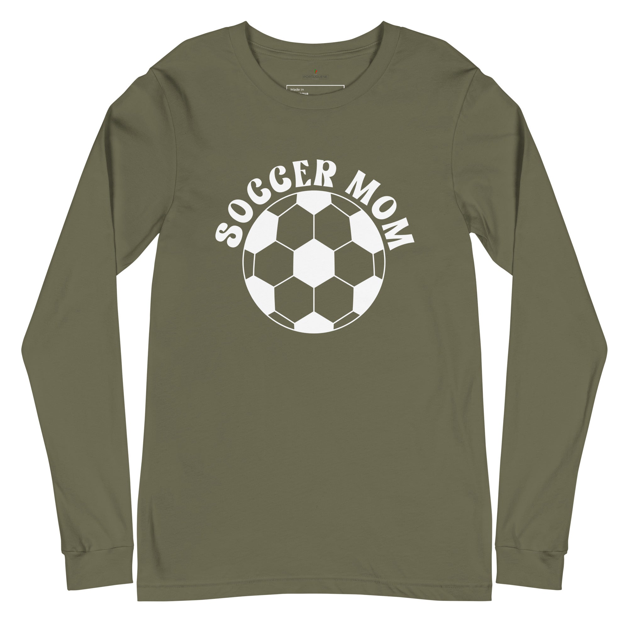 Portuguese Soccer Mom Unisex Long Sleeve Tee