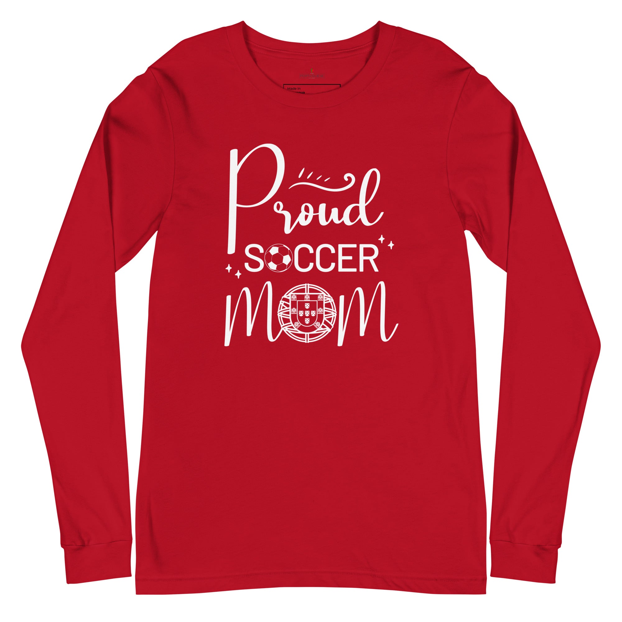 Proud Soccer Mom Unisex Long Sleeve Tee