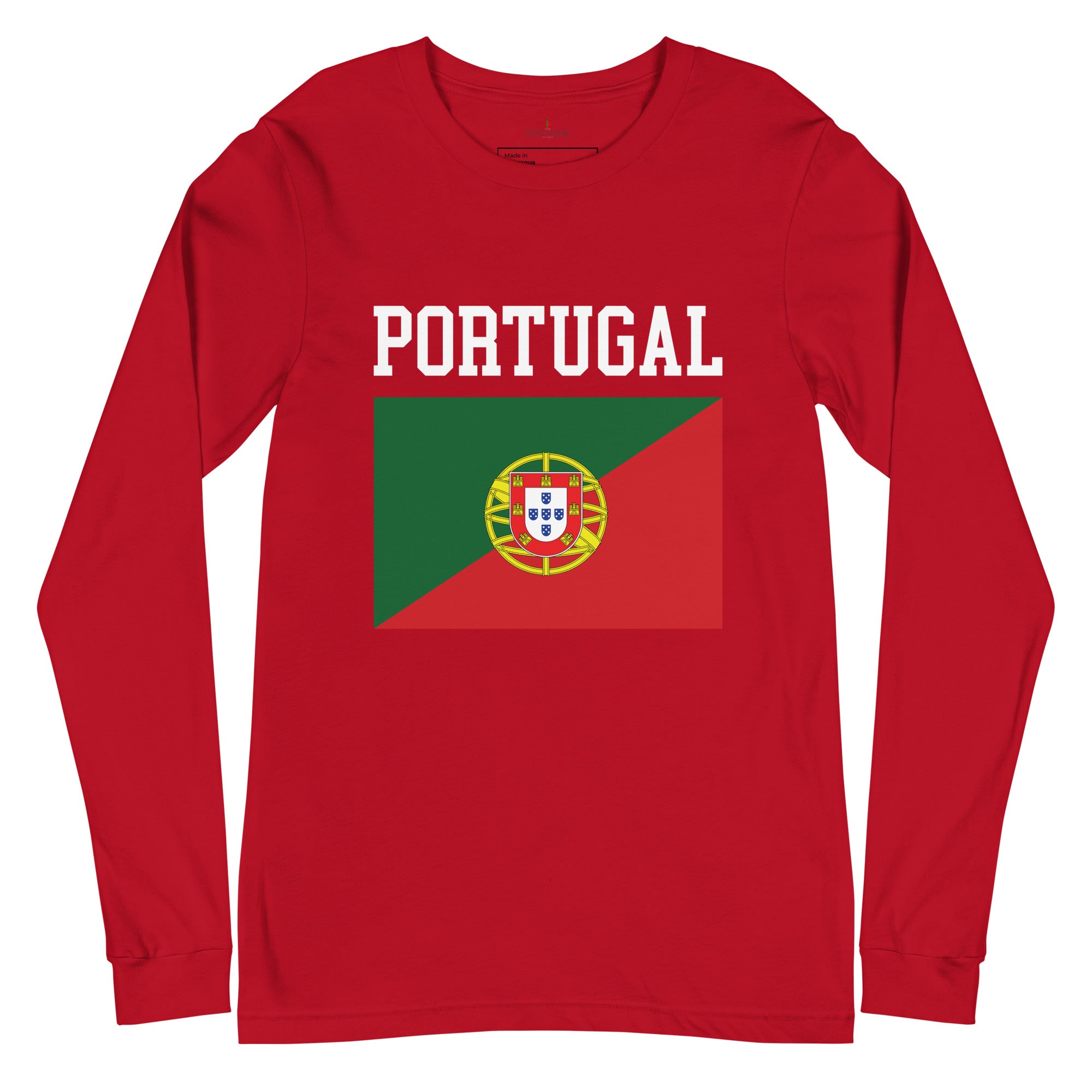 Portugal Flag Unisex Long Sleeve Tee