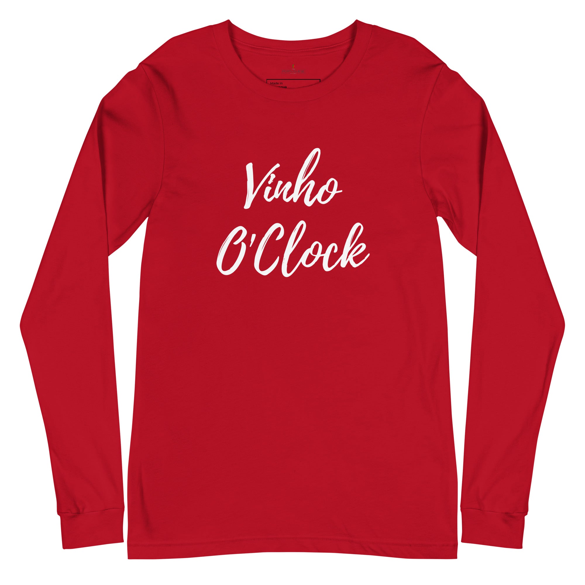 Vinho O'Clock Unisex Long Sleeve Tee