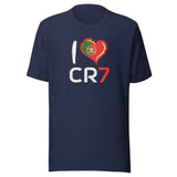 I HEART CR7 Unisex t-shirt