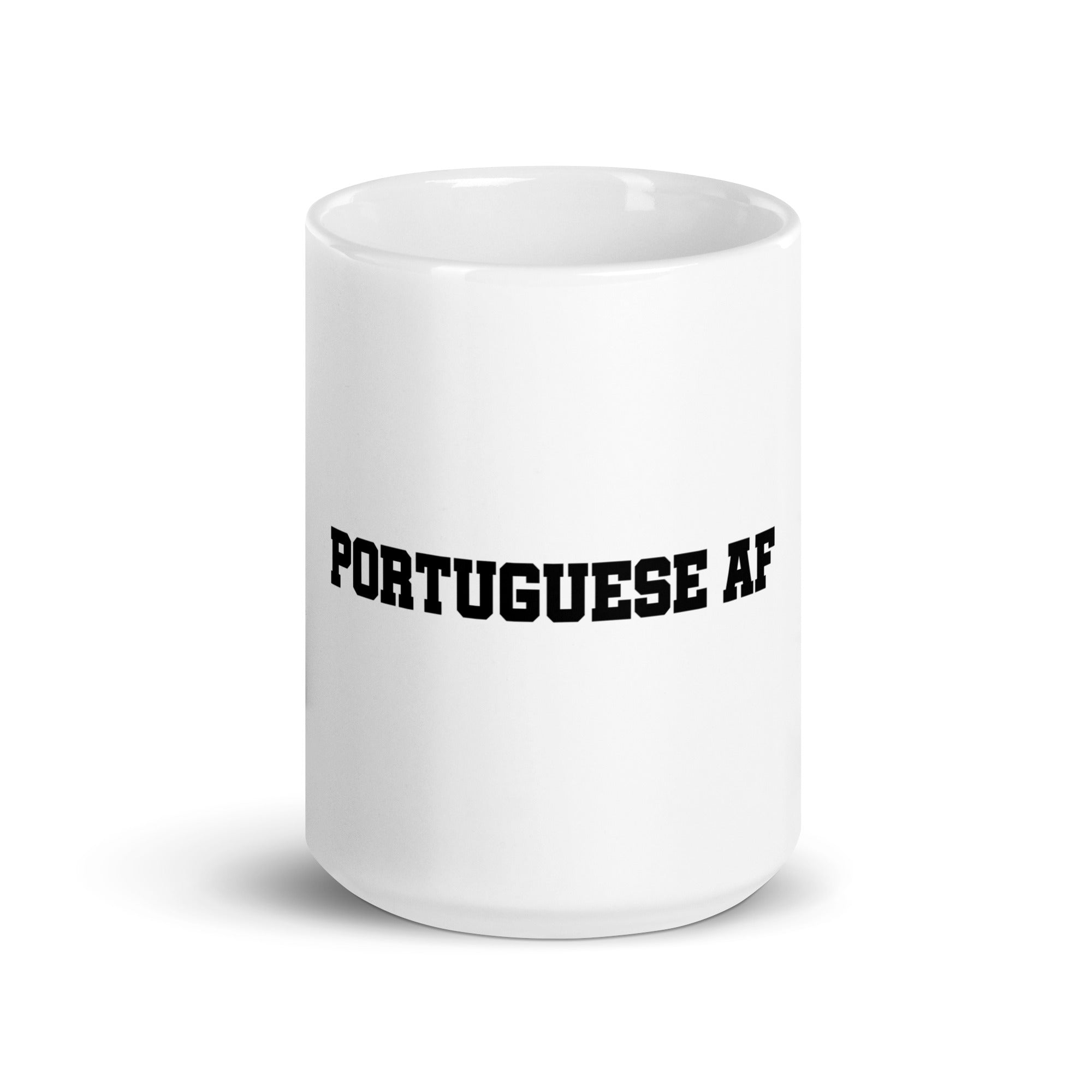 Portuguese AF White Glossy Mug