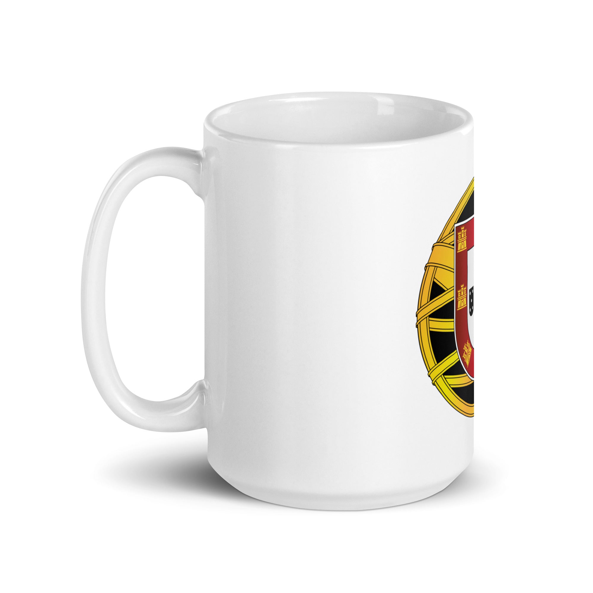 Portuguese Crest White Glossy Mug