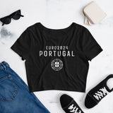 Portugal EuroCup2024 Women’s Crop Tee